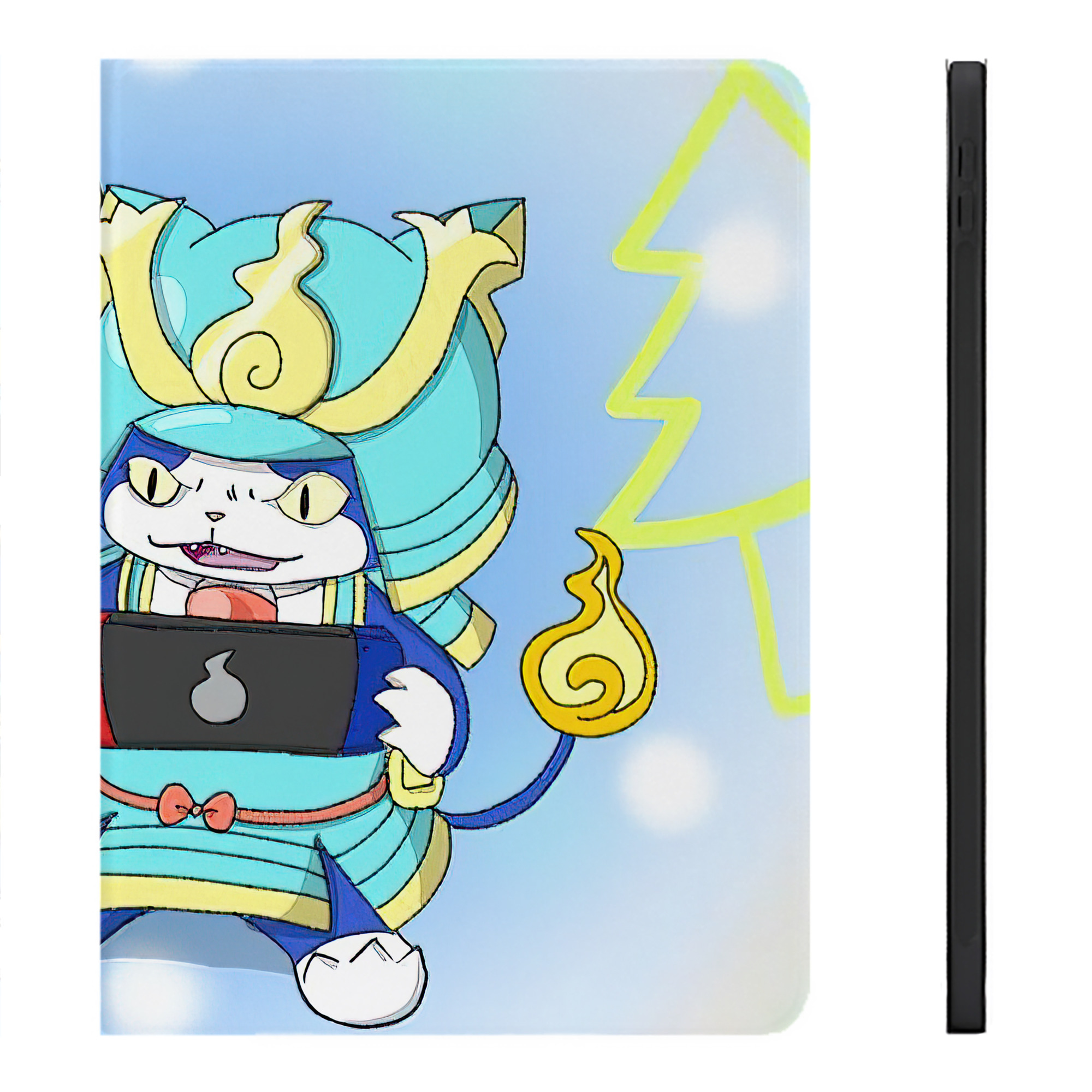 （画像用） 妖怪ウォッチ Yo-kai Watch IPadケース ペンホルダー付き ブックスタイルデザイン